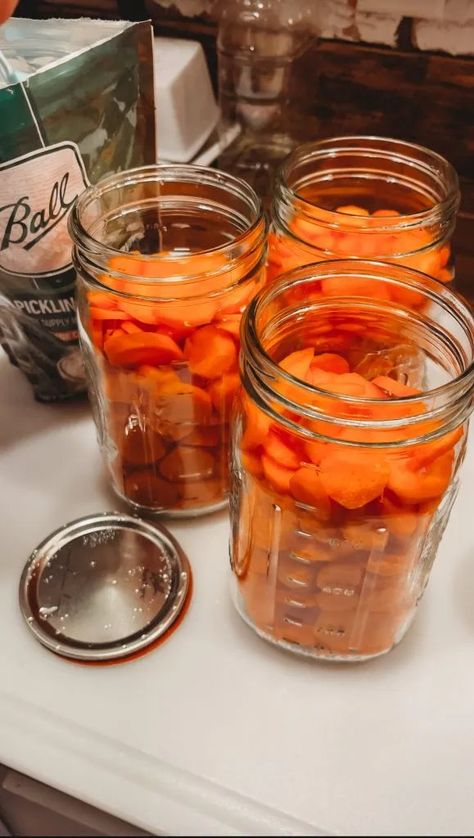 Quick Canned Carrots - Raw Pack Dry Pack Canning Carrots, Dry Canning Carrots, How To Can Carrots, Canning Cabbage, Canning Carrots, Frozen Recipes, Canned Carrots, Quick Soup, Canning Ideas