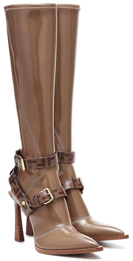 Bratz Boots, Stylish Shoes Heels, Fendi Boots, Luxury Heels, Luxury Boots, Expensive Shoes, Shoes Heels Classy, Harness Boots, Aesthetic Shoes