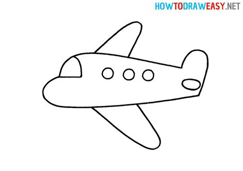 Plane How to Draw #HowtoDrawanAirplane #AirplaneDrawings #AirplaneDrawing #PlaneDrawing #Planes #PlaneDrawingTutorial #AircraftDrawing #Aircrafts #EasyDrawingTutorials #DrawingsforKids #DrawingsforBeginners #ElementaryDrawing Simple Airplane Drawing, Draw Airplane, Aeroplane Drawing, Plane Sketch, Airplane Doodle, Airplane Outline, Airplane Sketch, Elementary Drawing, Plane Drawing