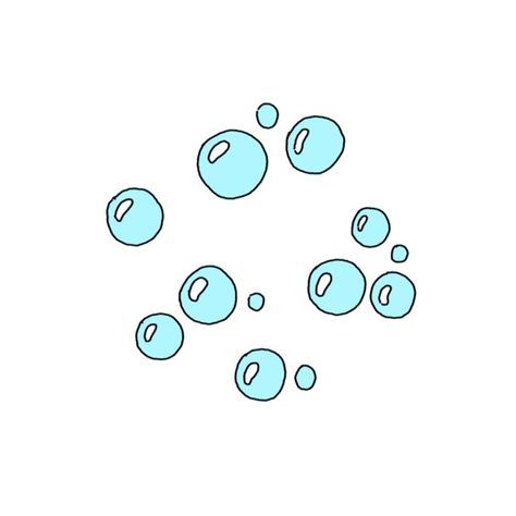 Bubble Underwater Drawing, Bubbles Painting Easy, Easy Bubble Drawing, Bubble Painting Easy, Painting Bubbles Easy, Draw Bubbles Step By Step, Ocean Bubbles Drawing, Bubble Drawing Doodles, Bubbles Drawing Easy