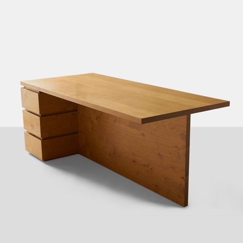 Single Door Cabinet, Dining Room French, Partners Desk, John Pawson, Minimalist Desk, Desk Inspiration, Mid Century Desk, Creative Furniture, Door Cabinet