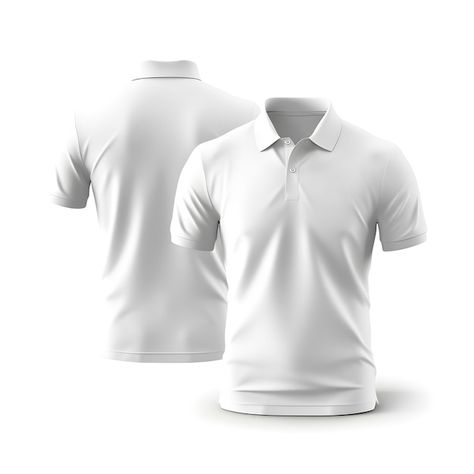 Photo a white polo shirt with the word p... | Premium Photo #Freepik #photo #polo-template Blank Jersey Template, Polo Shirt Template, Polo Shirt Pattern, Tshirt Plain, Polo T Shirt Design, Shirts Pattern, Plain Polo Shirts, Blank Sweatshirts, Sports Jersey Design