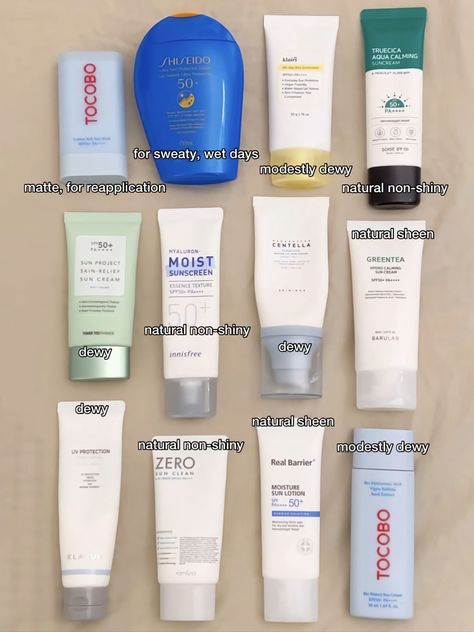 Some good sunscreens 💆🏻‍♀️ Skincare Sunscreen, Clear Skin Face Mask, Korean Skin Care Secrets, Skin Face Mask, Skin Care Tutorial, Skin Care Brands, Dark Skin Makeup, Body Skin Care Routine, Beauty Skin Care Routine