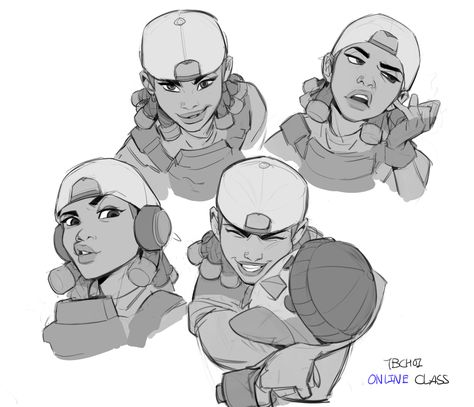 ArtStation - Online class demo, TB Choi Disney Expressions, Tb Choi, Raze Valorant, Facial Expressions Drawing, Expression Sheet, Bd Comics, Drawing Expressions, Character Sketches, Figure Drawing Reference