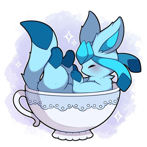 Pokemon Cute Art, Cute Pokemon Pfp, Cute Art Anime, Glaceon Pokemon, Pokemon Pfp, Eevee Wallpaper, Pokemon Cute, Weird Ideas, Pokémon Characters