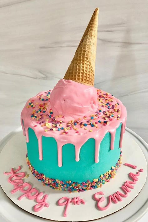 Summer Birthday Cake Ideas For Kids Water Party Cake Ideas, End Of Summer Cake Ideas, Birthday Cake Ideas For 8 Year Girl, Summer Birthday Cakes Girl, Birthday Cake Summer Theme, Summer Themed Cakes Ideas, Birthday Cake For Girls Kids Cute, Summer Theme Cake Ideas, Pool Party Cakes For Girls Birthday