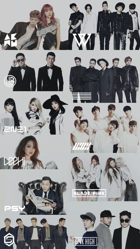 Yg Entertainment Aesthetic, Psy Kpop, Big Bang Memes, Bigbang Wallpapers, Korean Entertainment Companies, Idol Aesthetic, Ikon Wallpaper, Yg Entertaiment, Lee Hi