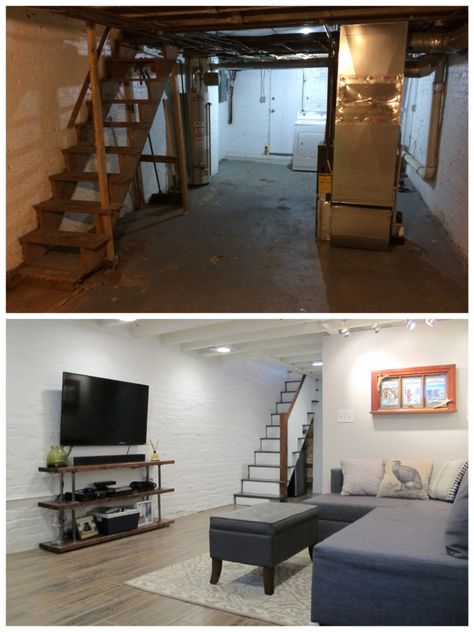 Basement Remodeling Before And After, Basement Decoration, Small Basement Remodel, Old Basement, Basement Waterproofing, Dream Basement, Basement Layout, Basement Remodel Diy, Diy Basement