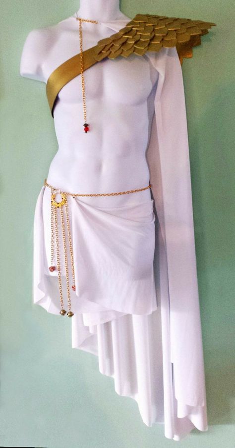 God Costume, Greek God Costume, Greek Costume, Shoulder Armor, Rave Outfit, Greek God, Outfit Design, Greek Clothing, Greek Gods