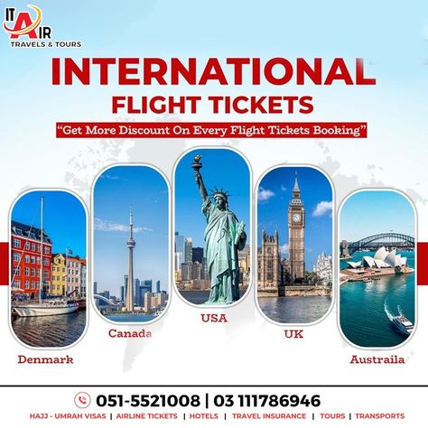 Air Ticket Booking, Sydney Photography, Fly Air, International Flight, Immigration Consultant, Travel Advertising, Travel Poster Design, Content Design, Flight Deals