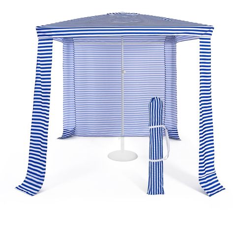 Arrives by Tue, Jun 7 Buy Costway 6.6' x 6.6' Foldable Beach Cabana Easy-Setup Beach Canopy W/ Carry Bag Navy at Walmart.com Beach Canopy, Beach Cabana, Leisure Time, Carry Bag, Steel Frame, Tent, The Beach, Polyester Fabric, Navy