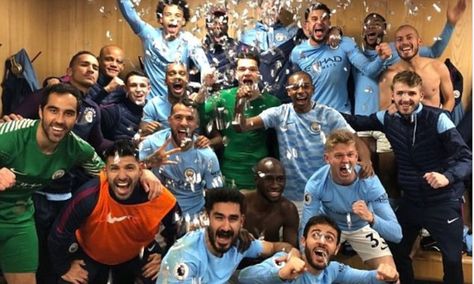 Pep Guardiola praises Man City for playing 'Barcelona way' at Man Utd Man City Celebration, Manchester City Players, Celebration Wallpaper, Manchester Derby, Manchester City Wallpaper, City Games, Manchester City Football Club, Romelu Lukaku, José Mourinho