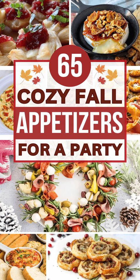 Easy fall party appetizers for a crowd! These yummy fall dips and appetizers include autumn appetizers in the crockpot, savory upscale appetizers with apple, brie, or pumpkin, healthy light appetizers from trader joes, finger foods, and no bake cold appetizers that travel well. Cozy fall appetizers are the best fall appetizers for parties, or fall wine night appetizers. Unique fall appetizers recipes, fall party food and snacks, make ahead fall dips for Thanksgiving, Halloween or dinner ... Fall Wine Night, Dips For Thanksgiving, Fall Dips And Appetizers, Fall Dips, Easy Fall Appetizers, Autumn Appetizers, Fall Party Appetizers, Fall Party Snacks, Wine Night Appetizers