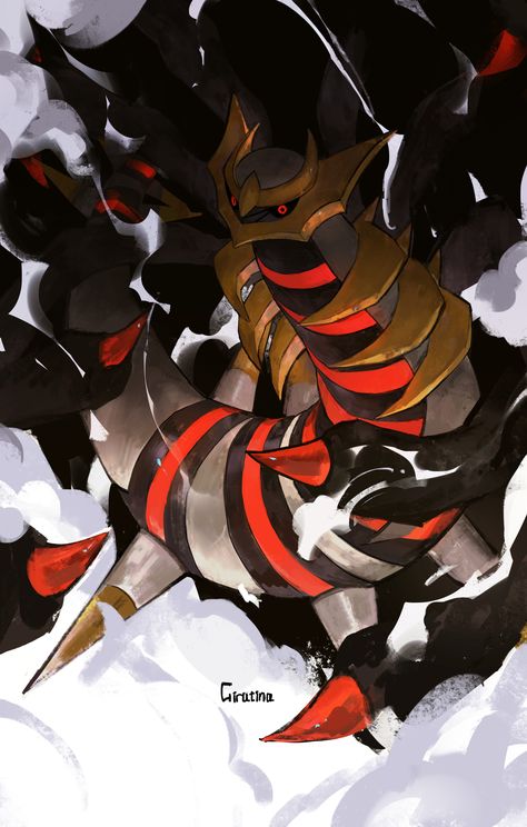 Giratina Pokemon, Ghost Type Pokemon, Pokemon Dragon, Pokémon Diamond, Ghost Pokemon, Ghost Type, Pokemon Images, Pokemon Comics, Pokemon Fan Art