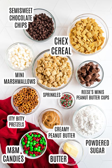 Christmas Reindeer Chex Mix Recipe - Salads Soups and Sweets Rain Deer Mix Recipe, How To Make Chex Mix Recipes Christmas, Coconut Chex Mix Recipes, Christmas Reindeer Food Recipe, Chex Reindeer Chow, Snack Mix With Almond Bark, Best Christmas Chex Mix Recipes, Chex Cereal Christmas Treats, Christmas Treats With Chex Cereal