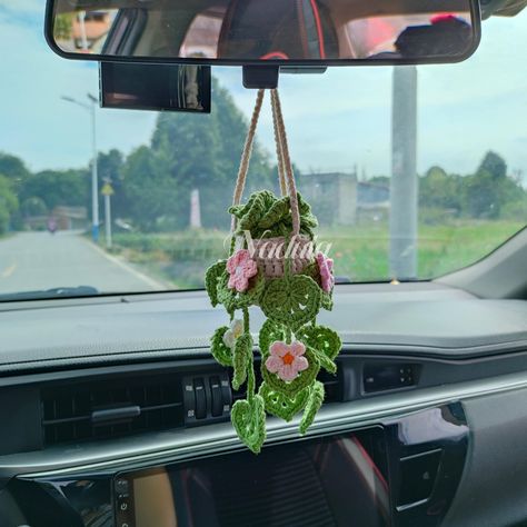 Crochet car decor