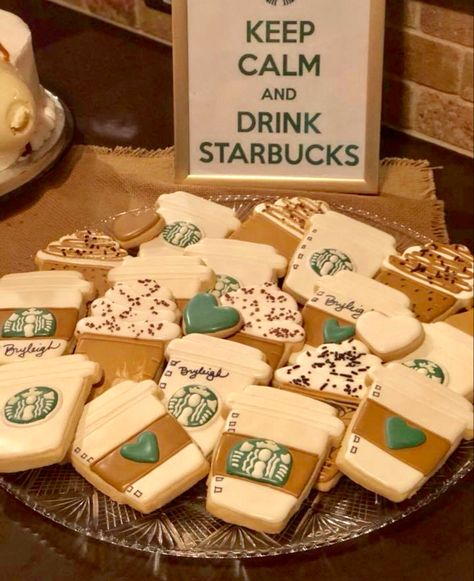 Coffee Birthday Party Ideas, Birthday Starbucks, Starbucks Birthday Ideas, Pink Starbucks Birthday Party, Starbucks Birthday Party Ideas, Starbucks Party Ideas, Starbucks Party Decorations, Starbucks Birthday Cake, Starbucks Themed Birthday Party