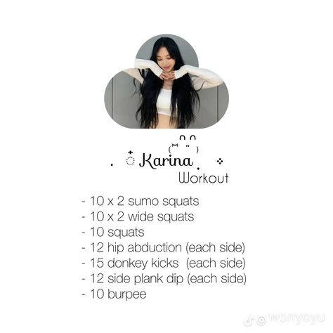 Yuna Itzy Workout Routine, Kpop Idol Workouts, Karina Workout, Chaewon Workout Routine, Ive Workout, Enhypen Workout Routine, Koop Workouts, Kpop Idols Diet And Workout, Idol Workout