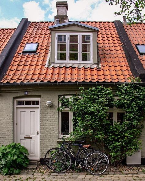 Danish House Exterior, Denmark House, Danish House, Shotgun House, Micro House, Japanese House, Mini House, Small Home, Little Houses