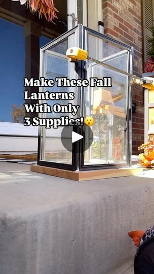 8 comments | “🍂 These lanterns are the easiest, best-looking fall décor you can make—with just 3 supplies! 🍁
💵I grabbed some dollar store picture frames,
 🪵Cut scrap wood for the base and lid, and
 used wood glue to bring it all together. 

The result? A chic, cozy glow that’s perfect for the season. Just add your favorite fall florals and a battery-powered candle for that magical nighttime vibe. ✨
.
.
.
Simple Fall Porch| Halloween Porch| Outdoor Fall Decor| DIY Lantern| Fall Lantern| Easy Fall Decor Ideas| Fall Decorating| Fall Front Porch Ideas| Dollar Tree Fall Decor| Fall Aesthetic| Easy Fall DIY| Fall Crafts| Fall DIY Decoration| DIY Porch Decor| Fall Decorations| Cozy Fall Ideas| Fall Porch Ideas| Easy Outside Fall Decor| Fall Decor On A Budget| Cozy Fall Home Ideas
.
.
.
.
#fal Outdoor Fall Decor Diy, Cozy Fall Ideas, Simple Fall Porch, Store Picture Frames, Fall Decor On A Budget, Dollar Tree Fall Decor, Fall Porch Ideas, Diy Fall Crafts, Cozy Fall Home