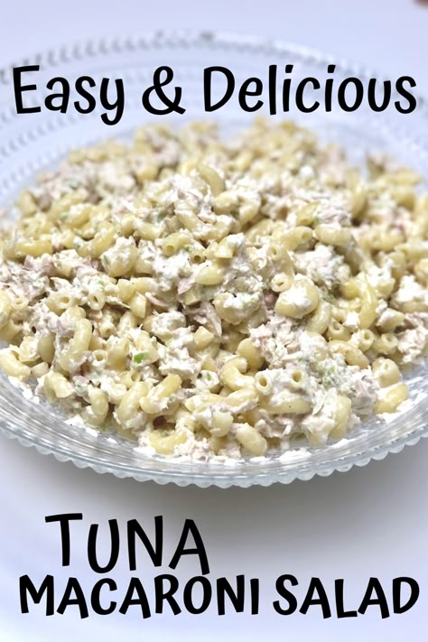 Cold Summer Dinners, Tuna Salad Recipes, Tuna Salad Recipe Easy, Tuna Macaroni Salad, Barbecue Food, Tuna Salad Pasta, Macaroni Salad Recipe, Tuna Salad Recipe, Healthy Food Facts