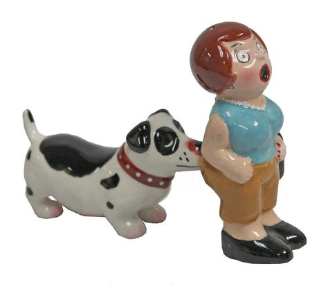 Pacific Trading A Lady and A Tramp SP Shakers Dog Biting Woman's Bum Magnetic Salt and Pepper Shaker Set *** Startling review available here  : Kitchen Utensils and Gadgets Dog Sniffing, Funny Gag Gifts, Dog Biting Training, Salt And Pepper Shrimp, Salt And Pepper Chicken, Salt N Pepper, Summer Cookies, Dog Nose, Salt And Pepper Grinders