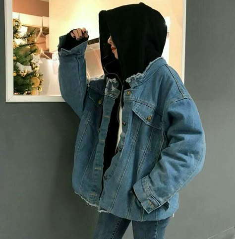 Mode Ulzzang, Thick Jacket, Jean Jacket Outfits, Hipster Outfits, Trendy Swimwear, Outfit Jeans, 가을 패션, Edgy Outfits, Ladies Dress Design