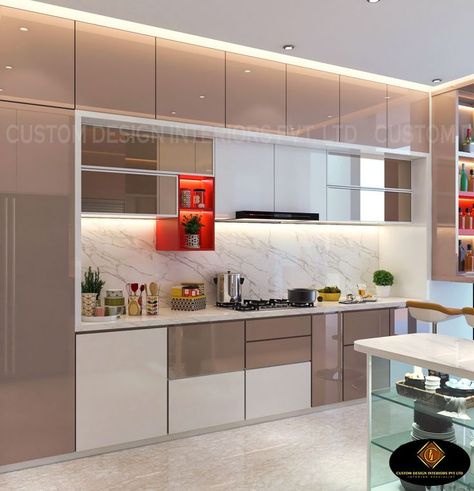 (ad) Top Kitchen Organizing Tips To Create Your Dream Kitchen Latest Kitchen Designs Modern, Kitchen Interior Design In India, Latest Modular Kitchen Design, Model Dapur, Latest Kitchen Designs, Kitchen Design Color, Kitchen Modular, Kitchen Cupboard Designs, Kabinet Dapur