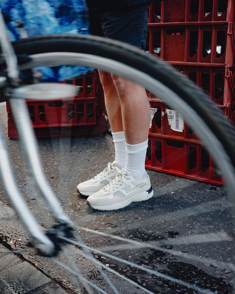 . Amiel S-Strike Suede Mix White-Ecru. Featured in our Summer Sale. Live on the website now! 👀🤝 . . . . . . . . #stepneyworkersclub #summersale #sale #sneakers #footwear #stepneyworkersclubsneakers #sneakerhead #sstrike #swc Street Shoes Photography, Footwear Photography, Shoe Photography, Artistic Shoes, Running Photography, Shot Ideas, Street Beat, Shots Ideas, Fitness Photoshoot