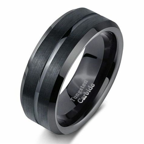 Hey, I found this really awesome Etsy listing at https://www.etsy.com/listing/860486305/mens-tungsten-carbide-black-charm-ring Birthday Ideas Friend, 50th Birthday Ideas, Blood Diamonds, Diamond Carat Size, Mens Wedding Bands Black, Modern Wedding Band, Mens Wedding Bands Tungsten, Tungsten Carbide Wedding Bands, Tungsten Rings