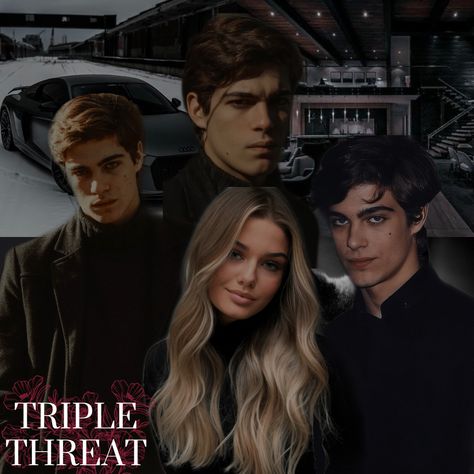 Triple Threat K Webster Aesthetic, Triple Threat K Webster, Shatter Me Core Four Fanart, Shatter Me Series Book Covers, Dark College Romance Books, Rh Books, The Darkest Temptation Book, Shatter Me Spoilers, K Webster