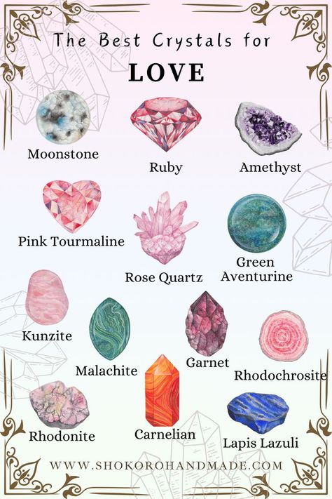 Did you know that certain gemstones can amplify love energy and attract your soulmate? 💎❤

Rose Quartz, the ultimate crystal of love, opens your heart to compassion and healing. 🌹

Passionate Garnet ignites devotion, while Ruby attracts true love with its fiery energy. 🔥


Visit Shokoro to discover our handcrafted crystal jewelry and learn more about the best crystals for love! 💞

#CrystalsForLove #ShororoJewelry #ManifestLove #CrystalHealing Love Stones Crystals, Crystals To Attract Love, Crystals For Self Love, Chakra Stones Healing Crystals, Crystals For Love, Love Manifestation, Power Of Crystals, Love Crystals, Manifest Love