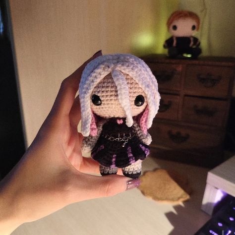 Our new family member: Sable Ward from Dead by Daylight 💜 . #dbd #deadbydaylight #crochet #amigurumi #sableward Sable Ward Dead By Daylight, Dbd Sable Ward, Sable Ward, Dead By Daylight, Crochet Inspo, New Family, Crochet Amigurumi, Pinterest Likes, Amigurumi