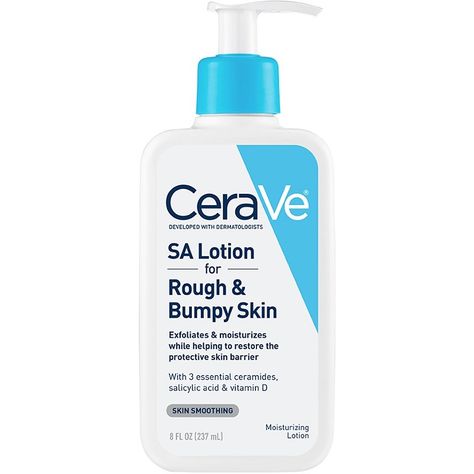 6 Best Drugstore Anti-Aging Products, According to Dermatologists Cerave Sa Lotion, Cerave Moisturizing Lotion, Salicylic Acid Cleanser, Rough Bumpy Skin, Exfoliating Face Wash, Best Lotion, Bumpy Skin, Exfoliating Cleanser, Face Acne