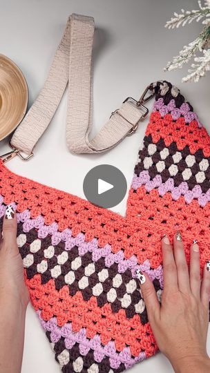 343K views · 19K reactions | 👛 Say BAG and I’ll send you the link to the Free pattern on the blog! 🤩

The Taylor Swift-inspired granny dress is a huge internet sensation. But what if a granny dress isn’t your jam? How about a granny bag?! 

Come check out the latest crochet pattern release.

#CrochetAddict #GrannyStitch #GrannySquare #CrochetBag #BrianaKDesigns #DIYFashion | Briana Kepner | Taylor Swift · ...Ready For It? Diy Infinity Scarf, Granny Dress, Crochet Hack, Crochet Purses, Crochet Home, Crochet Handbags, Crochet Blanket Patterns, Tote Purse, Sewing Bag