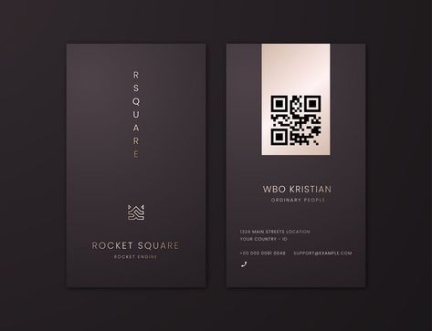 Luxury Business Cards Black, Masculine Business Cards, Digital Business Card Design, Dark Business Card, Black Business Cards, Digital Business Cards, Elegant Business Cards Design, Stationery Business Card, Visit Card