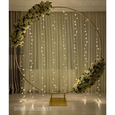 Engement Stage Decorations, Engement Decoration, Engagement Stage Decoration, Nikah Decor, Simple Stage Decorations, Wedding Stage Backdrop, Diy Floral Decor, Wedding Background Decoration, Simple Wedding Decorations