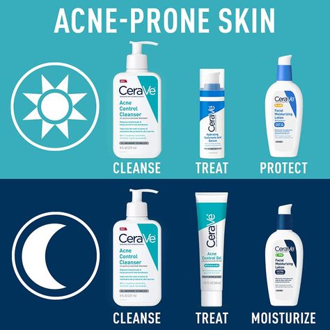 Cerave Skincare, Haut Routine, Men Skin Care Routine, Skin Care Routine Order, Facial Lotion, Salicylic Acid Acne, Skin Care Tutorial, Acne Control, Oil Free Moisturizers