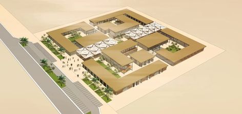 PAB Architects designs marketplace to centralize Senegal street vending | Building Design + Construction Market Place Design Architecture, Architectural Cv, Architect Data, Urban Market, Architects Desk, Block Layout, Architecture Presentation Board, Architecture Concept Diagram, Modern Style House Plans