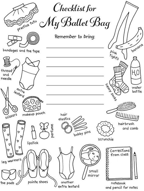 Pre Ballet Class Ideas, Ballet For Kids, Dance Teacher Tools, Dance Journal, Dance Coloring Pages, Beginner Ballet, Ballet Journal, Ballet Stuff, Teaching Dance