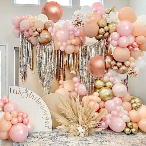 Blush Balloons, Deco Ballon, Balloon Arch Kit, Garland Arch, Green Balloon, Birthday Balloon Decorations, Happy Birthday Parties, Arch Kit, Pink Balloons