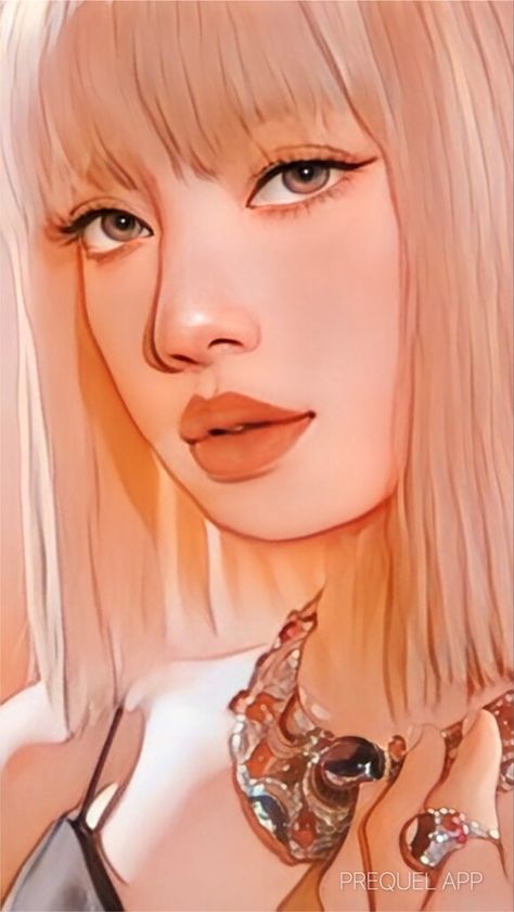 Kpop Drawings Blackpink Lisa, Lisa Art Anime, Lisa Manoban Drawing, Lisa Art Drawing, Blackpink Lisa Fanart, Lisa Anime, Lisa Drawing, Kpop Cartoon, Lisa Fanart