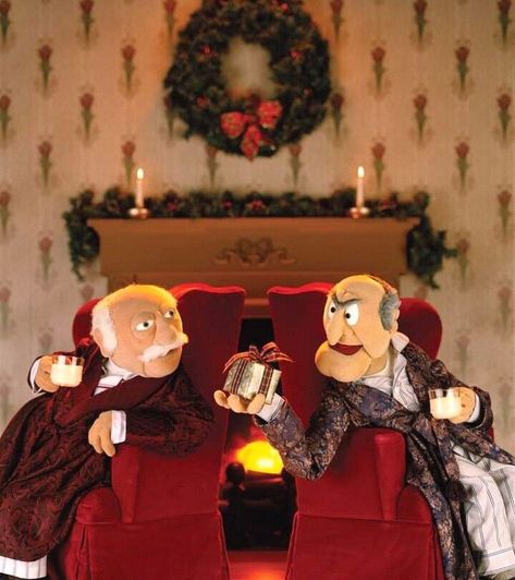 Waldorf Christmas, Statler And Waldorf, Muppet Christmas, Sesame Street Muppets, Muppet Christmas Carol, Fraggle Rock, 2020 Year, The Muppet Show, Muppet Babies