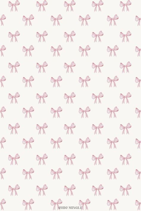 Pink Wallpaper Samsung, Coquette Phone Wallpaper, Bows Background, Coquette Pattern, Widgets Pink, Preppy Background, Pink Ribbon Wallpaper, Glamour Wallpaper, Bow Wallpaper Iphone