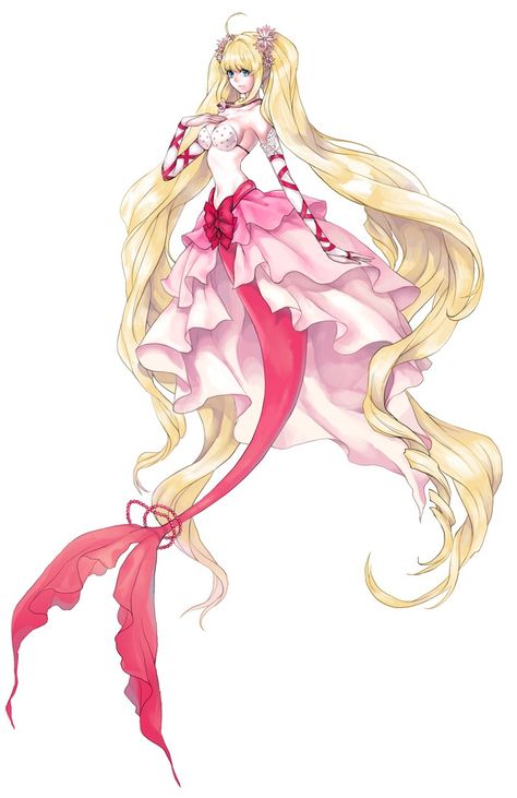 Long Hair, Mermaid, Blonde, Tumblr, Hair, Pink