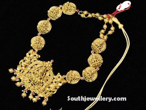 Antique Gold Ashtalakshmi Haar Nakshi Jewellery, Light Weight Gold Jewellery, Ancient Jewels, Gold Temple Jewellery, Indian Bridal Jewellery, Temple Jewelry, Design Page, Jewelry Photoshoot, Indian Necklace