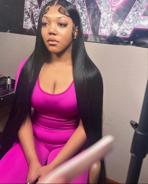 40 Inch Middle Part Buss Down, 40inch Buss Down Wig, 40 Inch Bust Down Wig, Buss Down, 40 Inch Wig, Buss Down Middle Part, Wave Hairstyles, Baddie Hair, Birthday Hairstyles