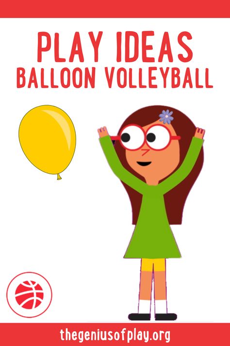 Check out this free kid-friendly play ideas, including Balloon Volleyball! Full directions on how to play this fun activity! Balloon Volleyball, Play Ideas For Kids, Free Play, Boredom Busters, The Genius, Play Ideas, Science Experiments, Free Kids, Volleyball