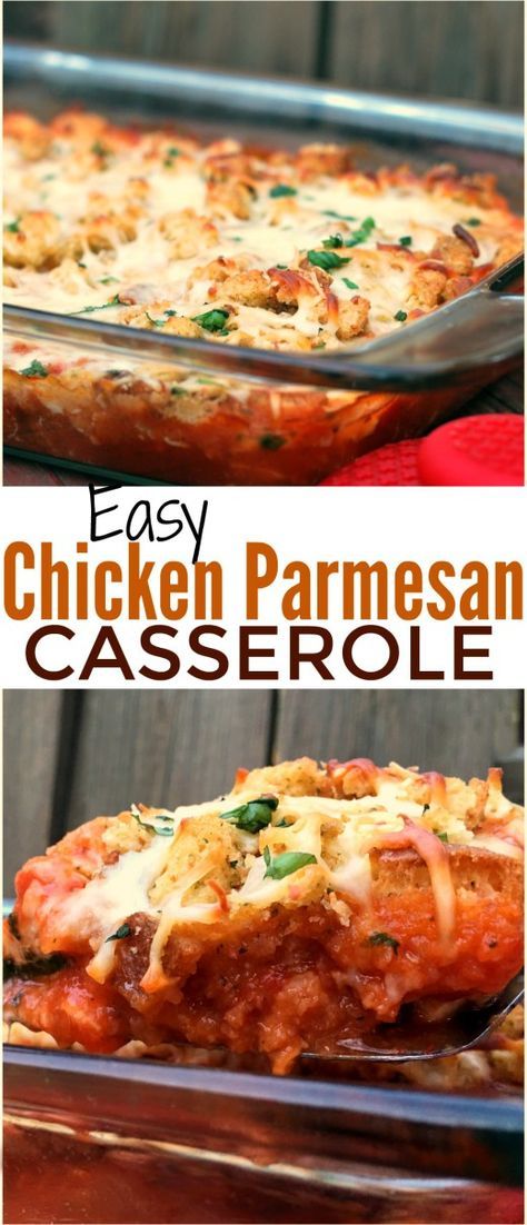 Easy Chicken Parmesan Casserole, Parmesan Casserole, Chicken Parmesan Casserole, Easy Chicken Parmesan, Healthy Potato Recipes, Potatoe Casserole Recipes, Chicken Tender Recipes, Parmesan Chicken, Recipes Simple