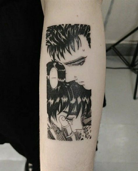 Berserk Tattoo Ideas, Berserk Tattoos, Berserker Tattoo, Berserk Tattoo, Best Tattoo Ever, Manga Tattoo, Fire Tattoo, Spooky Tattoos, Classic Tattoo